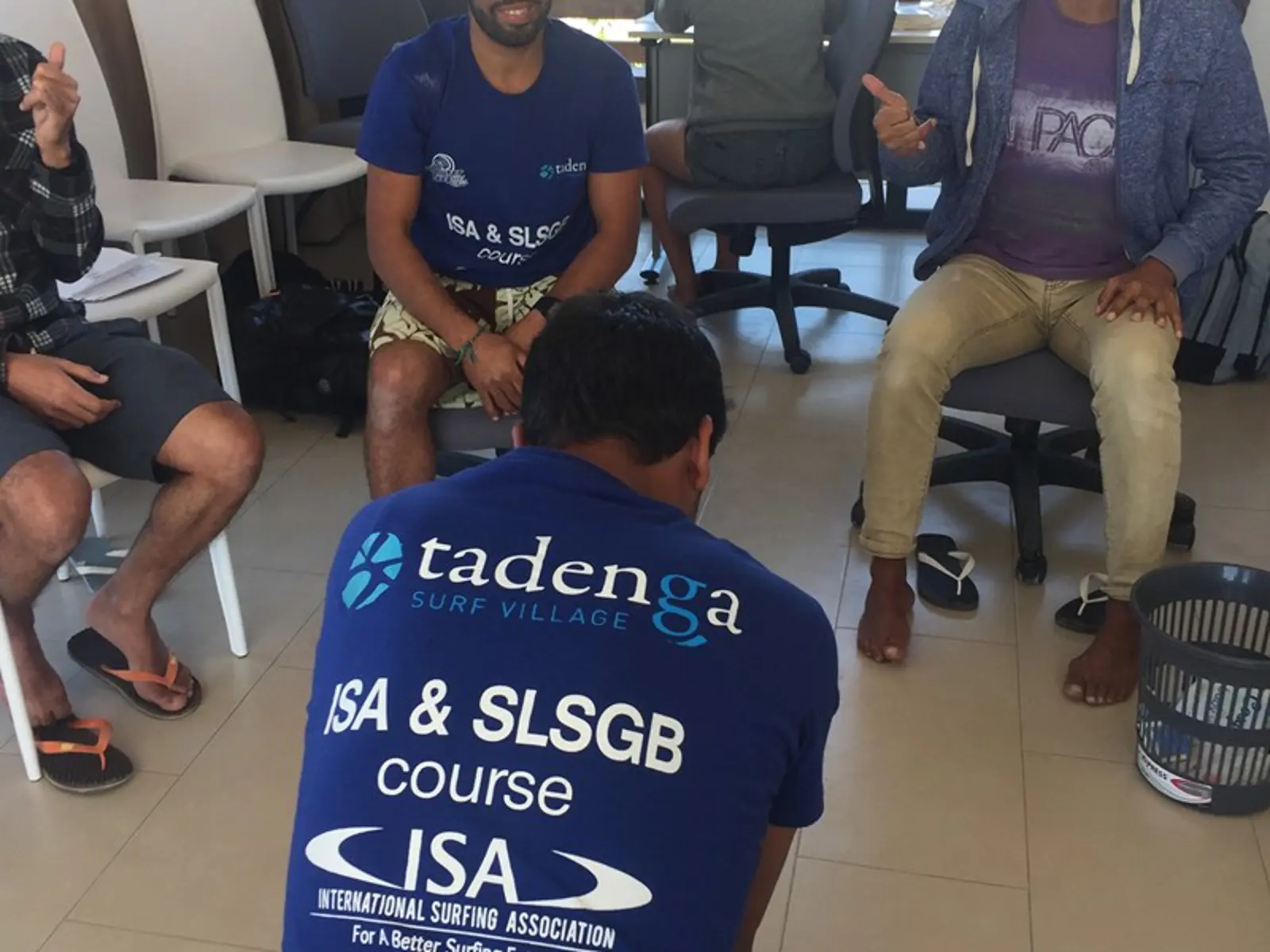 Morocco surf instructor theory session