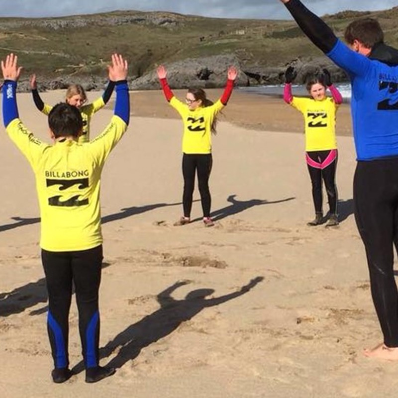 CHILDREN'S SURFING BIRTHDAY PARTIES PEMBROKESHIRE