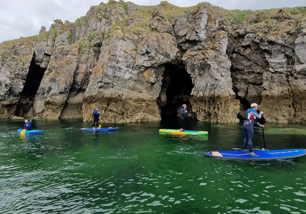 Family Paddle Boarding Adventure Pembrokeshire