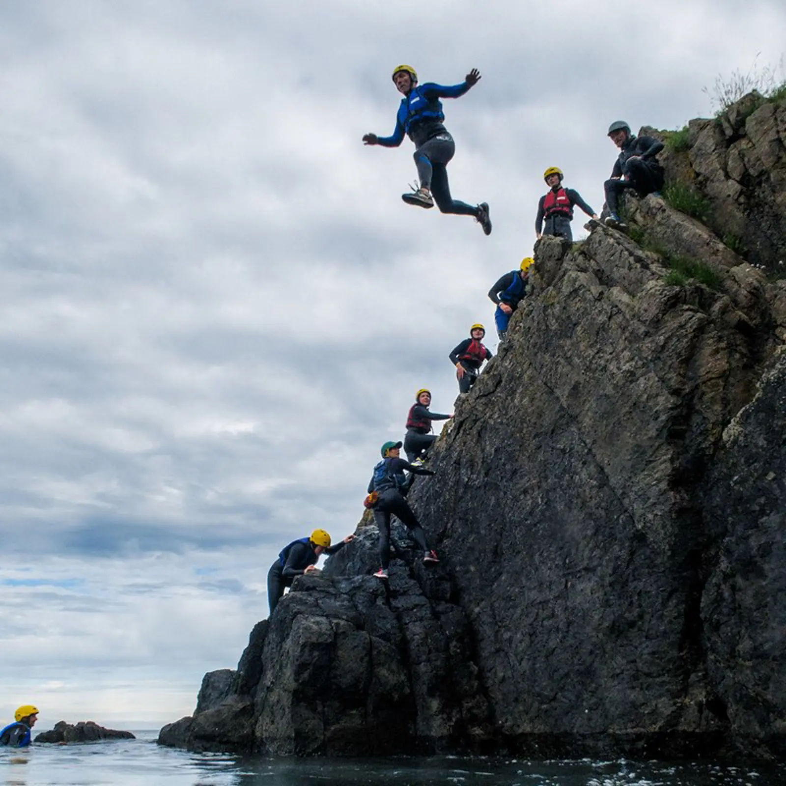Coasteering at Stackpole Quay Pembrokeshire