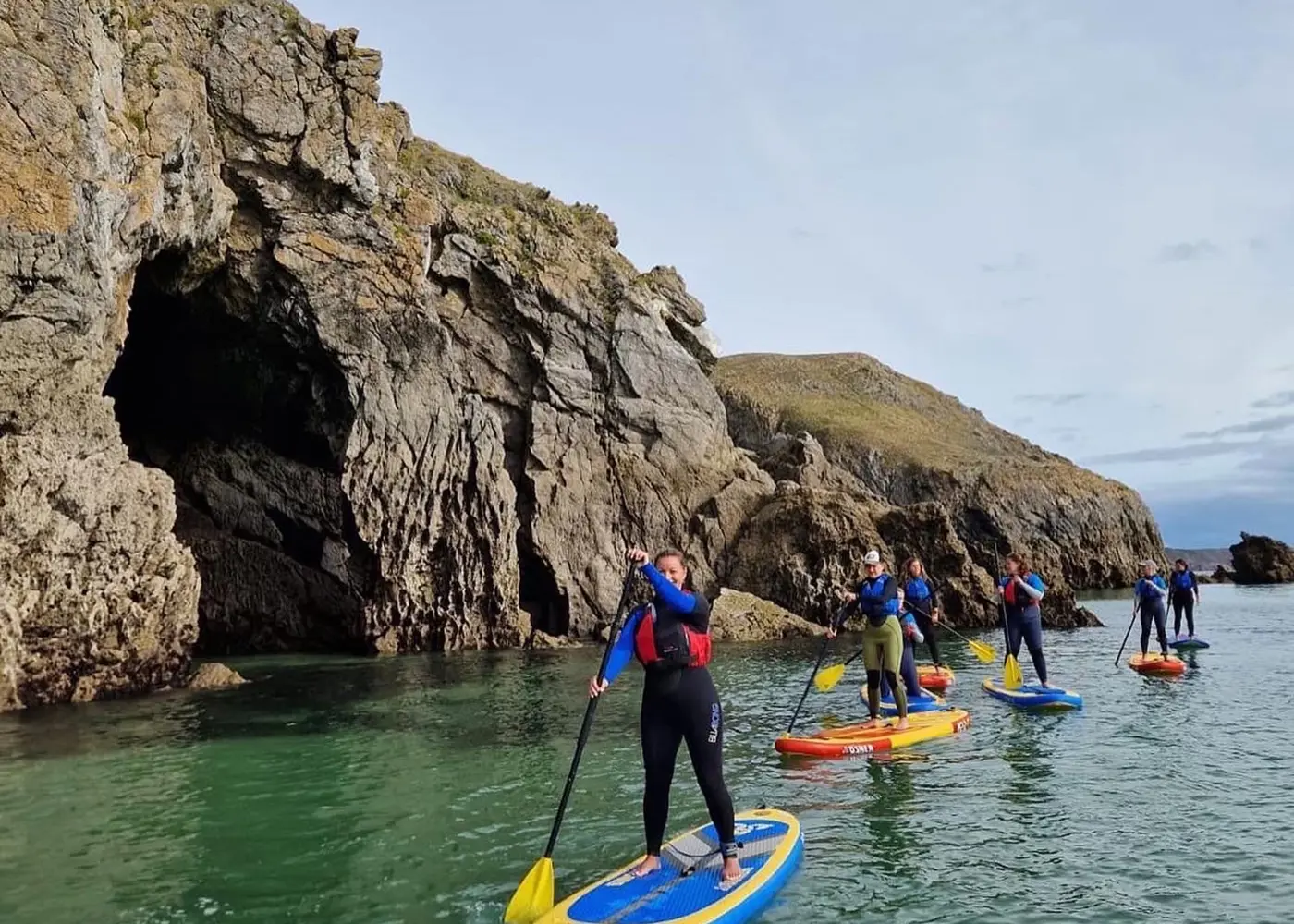 SUP coaching and instructor training in Pembrokeshire Wales