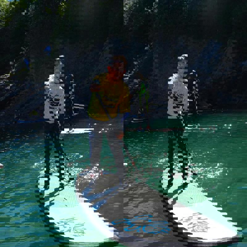 Paddle boarding Cresswell Quay