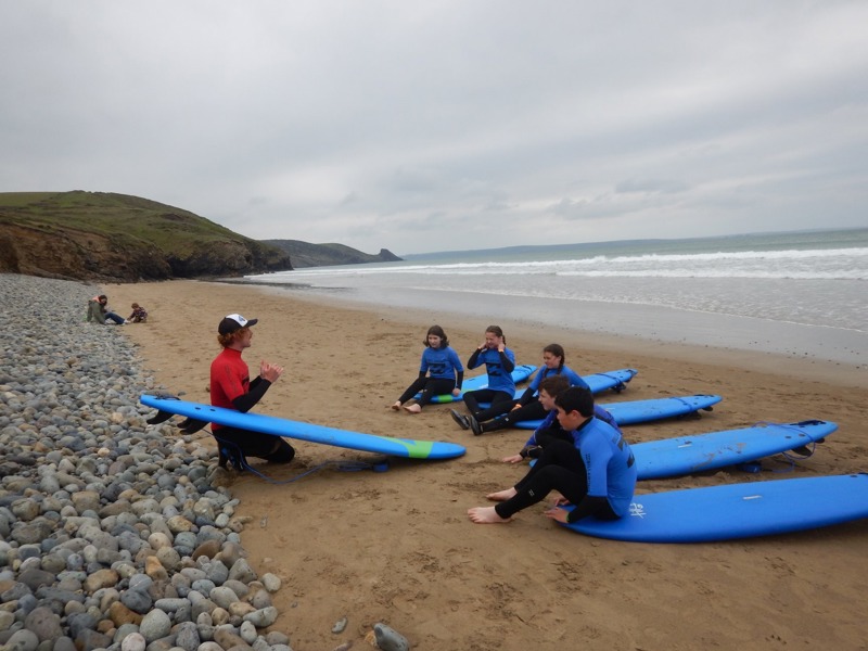 Beginner Surfing Lessons in Pembrokeshire
