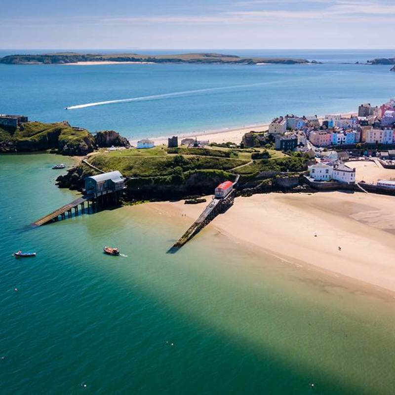 Paddle boarding Tenby