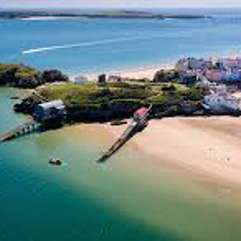 Learning to Kayaking in Tenby, Pembrokeshire