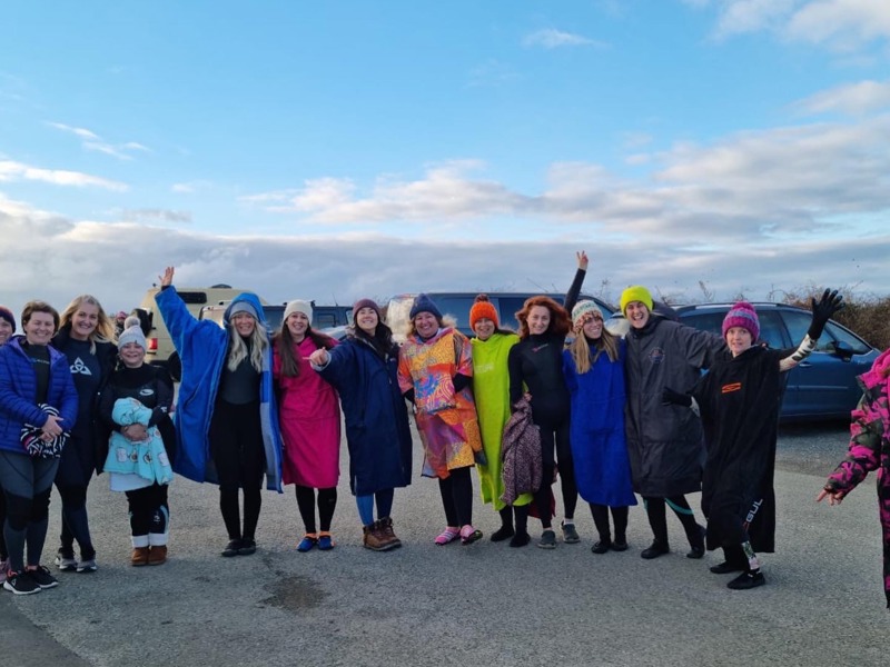 Salty Sisters Sea Dip and Yoga Session