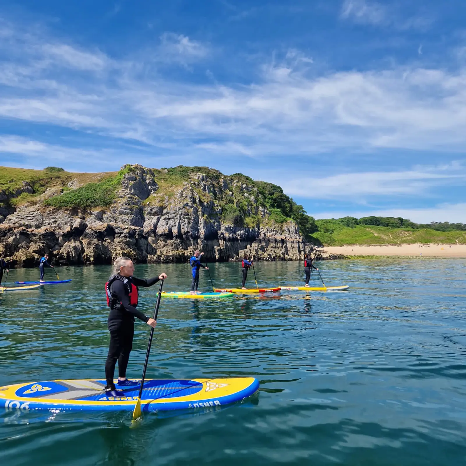 SUP retreat lifestyle in Pembrokeshire Wales