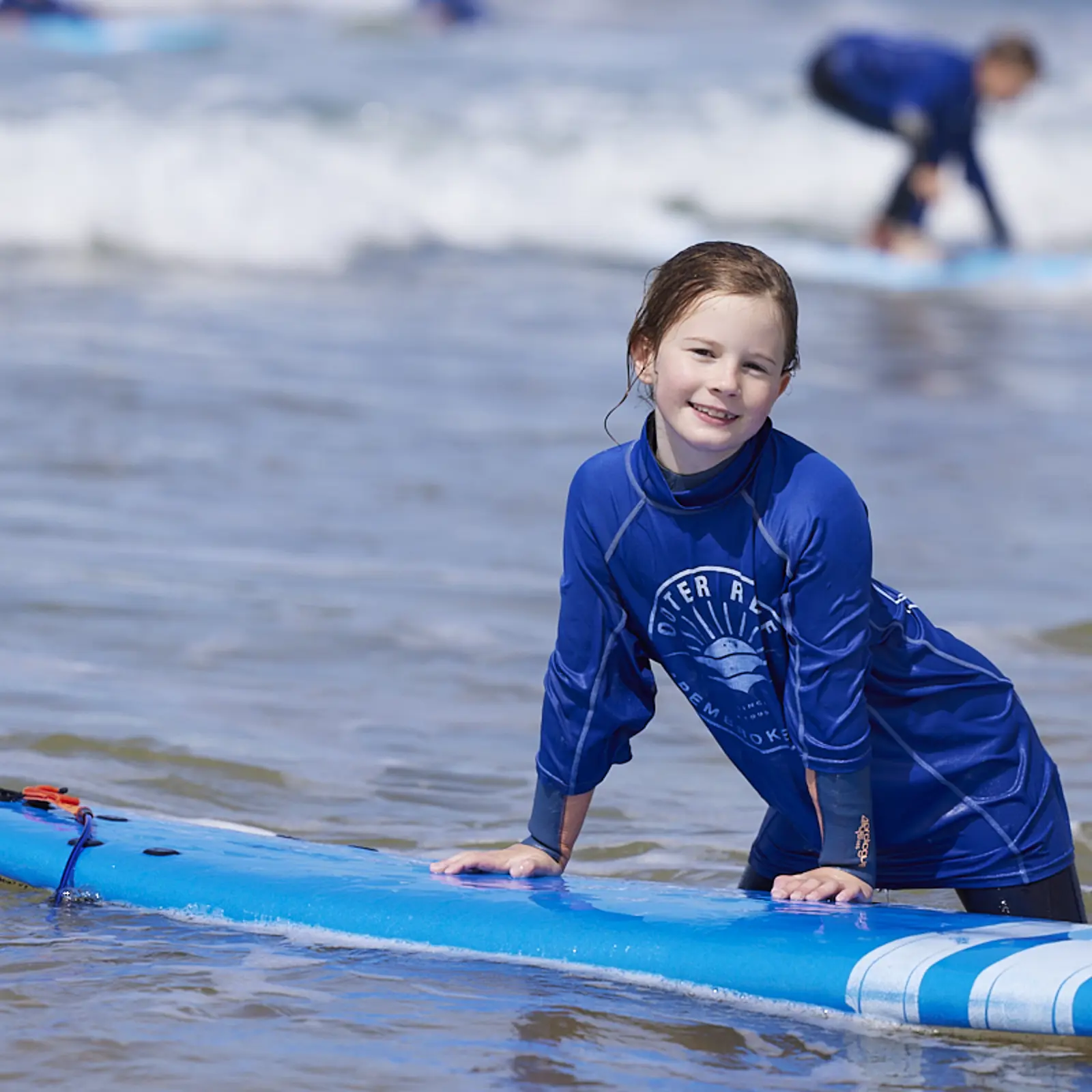 Family surf lessons Wales