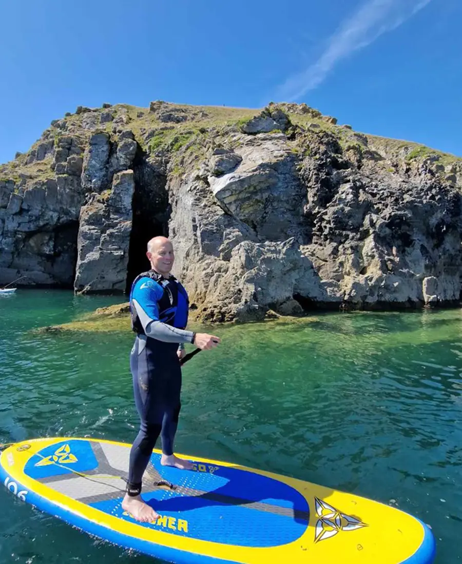 Paddle boarding with Outer Reef in Pembrokeshire