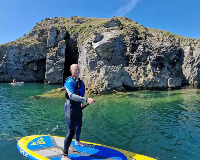 Paddle boarding in Pembrokeshire