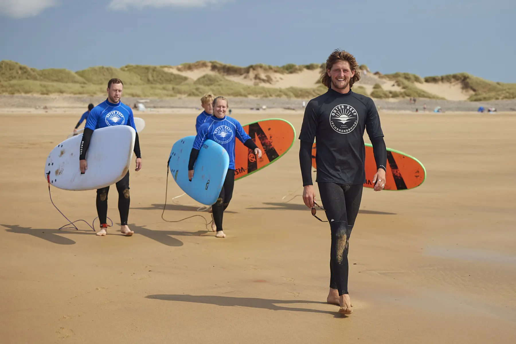Pembrokeshire adventure holiday surfing with Outer Reef