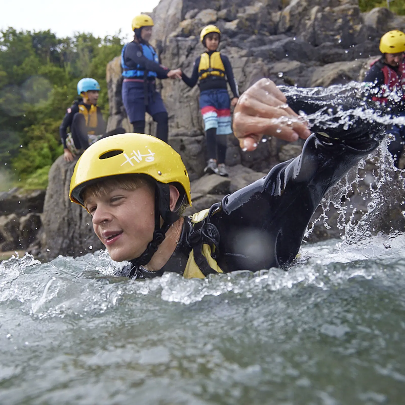 Family coasteering adventure on the Pembrokeshire coast with Outer Reef