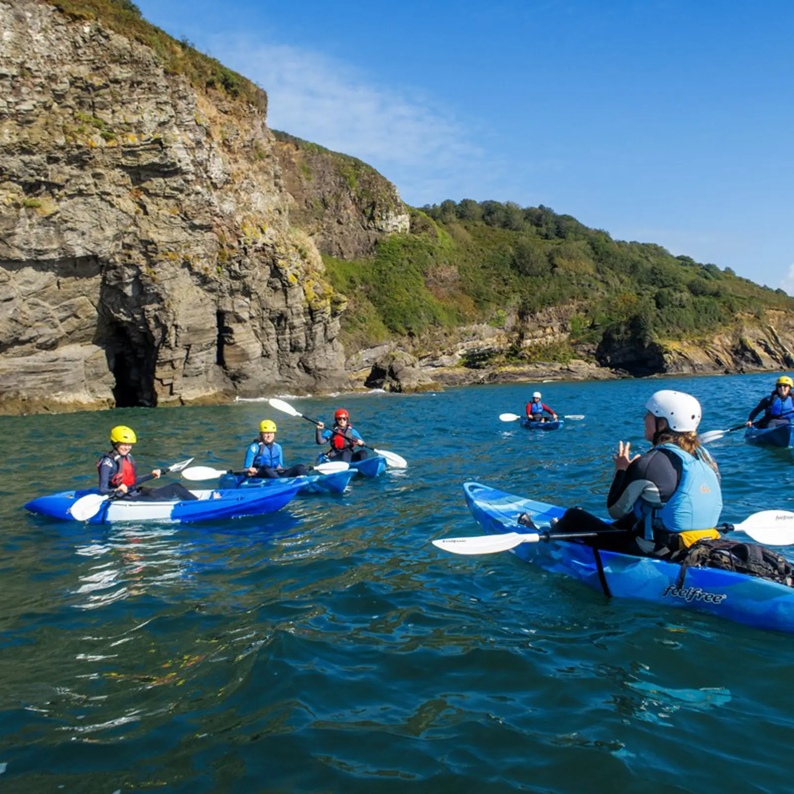 Kayaking Pembrokeshire Wales