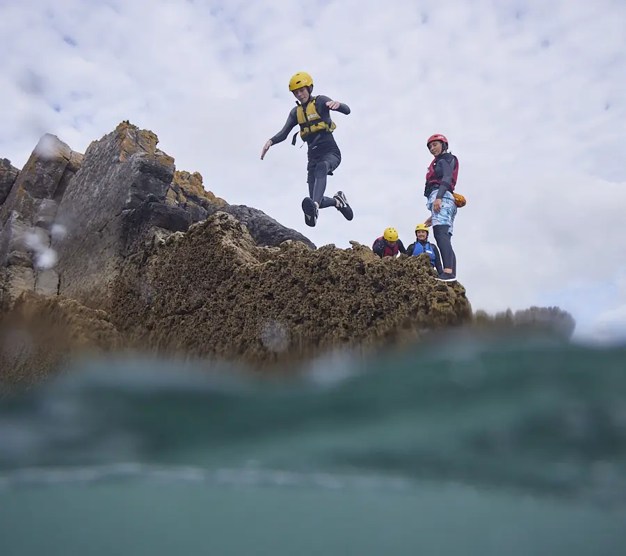 Family Coasteering In Pembrokeshire