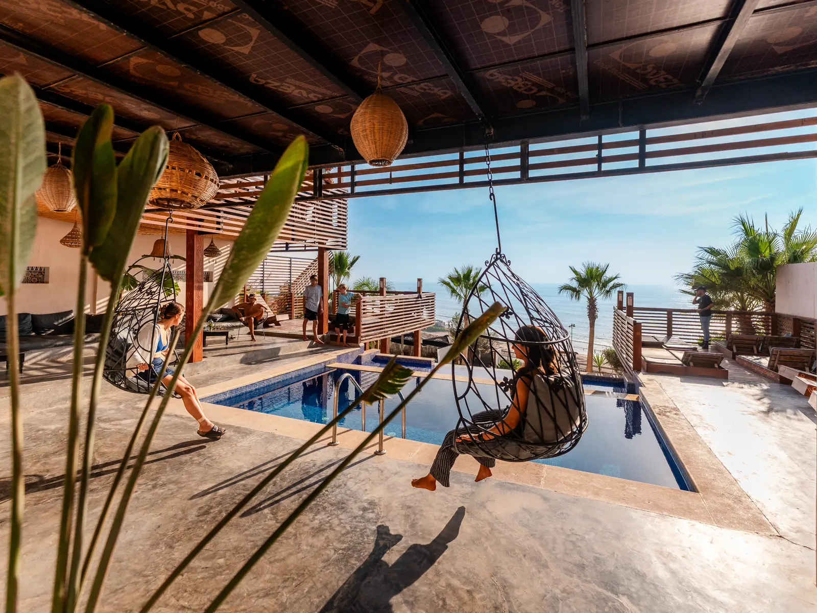 Morocco surf camp sunset
