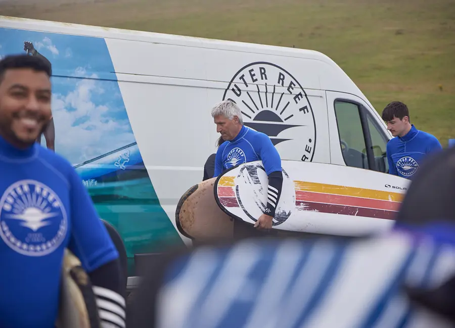 Freshwater West surfing in Pembrokeshire