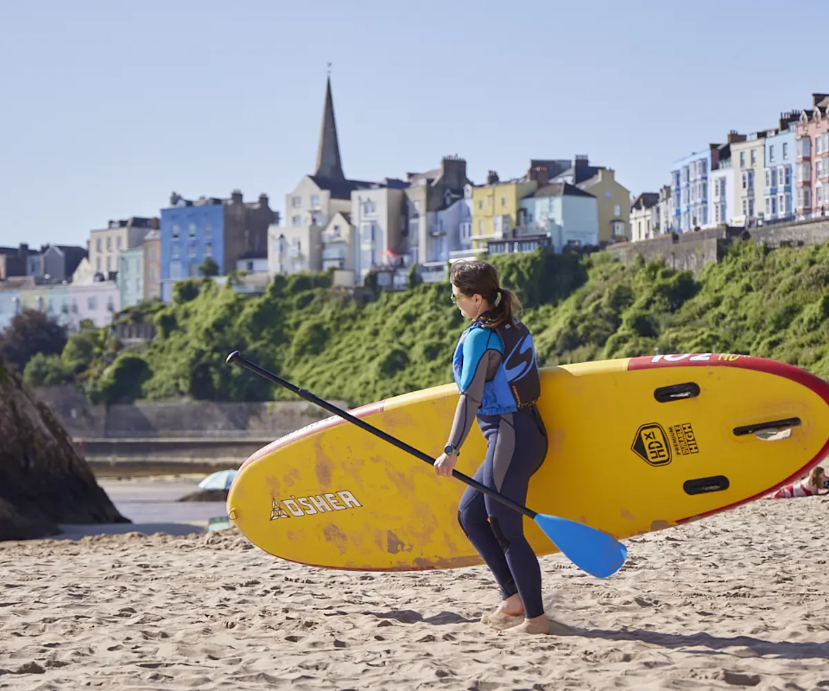 Paddle board hire near Tenby Pembrokeshire