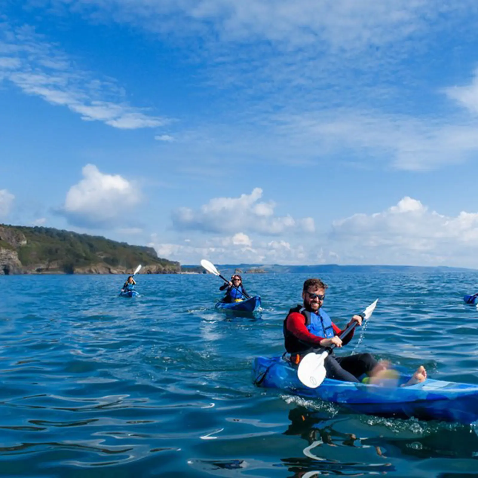 Tenby North Beach watersports and kayaking with Outer Reef