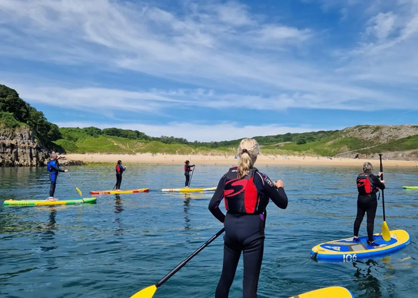 Stag and hen coasteering weekends in Pembrokeshire Wales