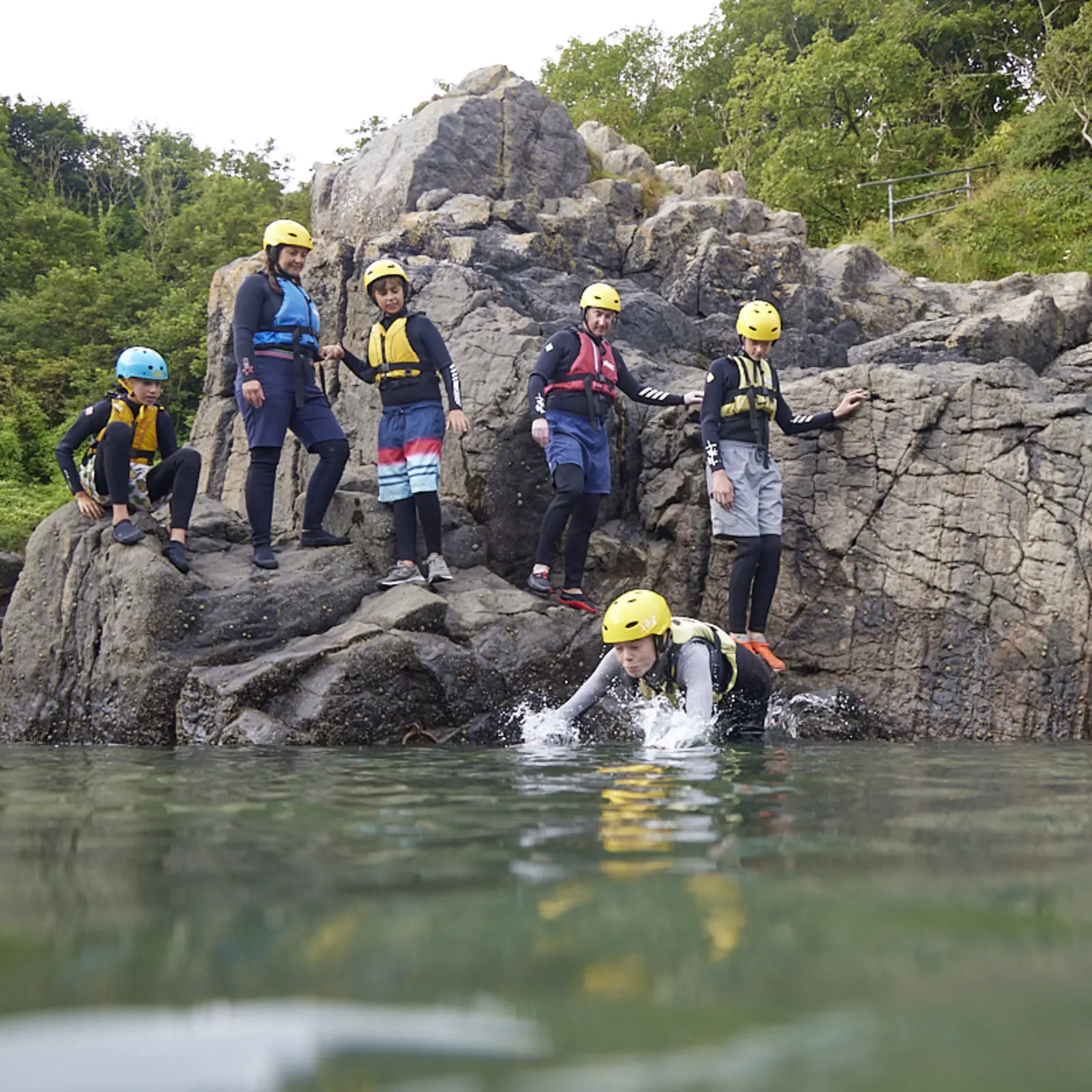 Guided coastal adventure for families in Pembrokeshire