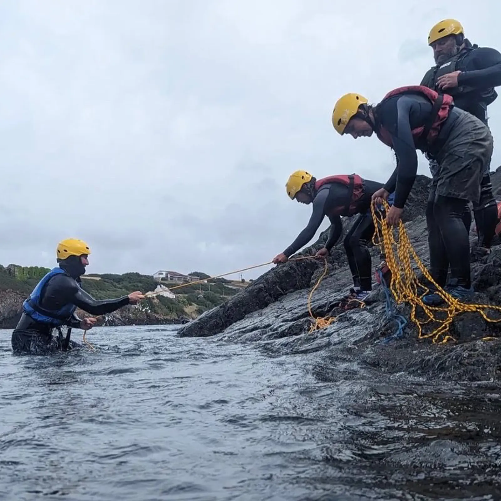 Coasteering in Pembrokeshire with experienced local instructors