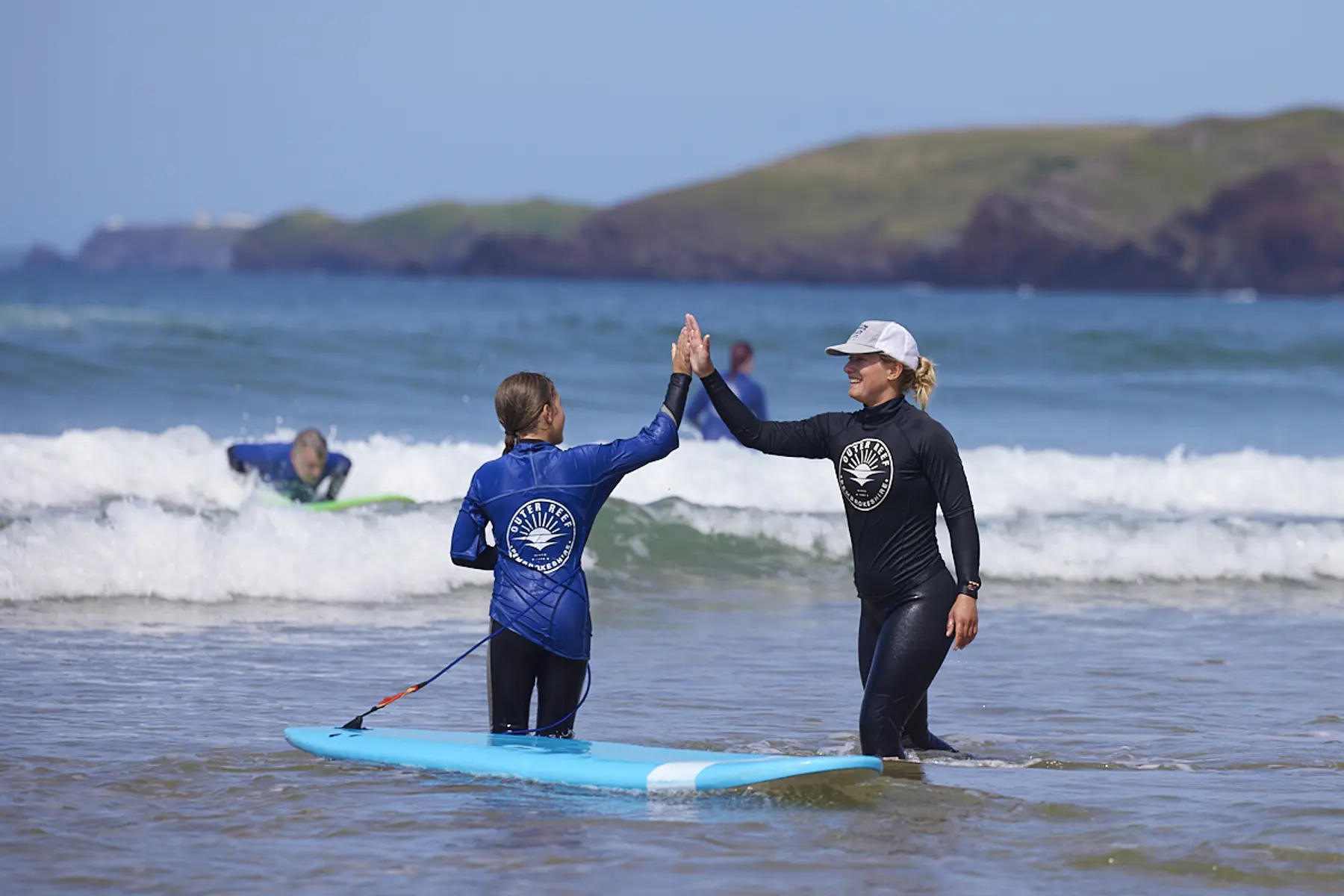 Beginner Surf Lessons In Pembrokeshire Wales With Outer Reef Surf School