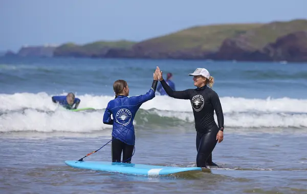 Freshwater West surfing