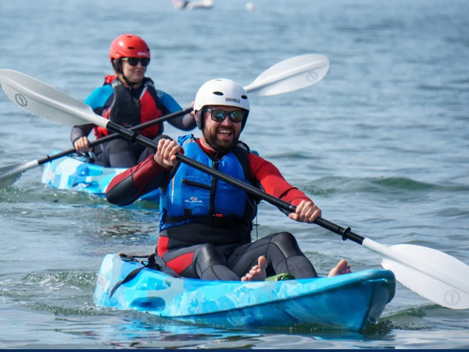 Guided kayaking in Tenby Pembrokeshire