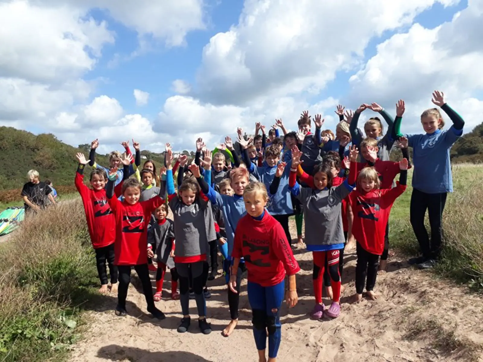 Group surf lessons Pembrokeshire