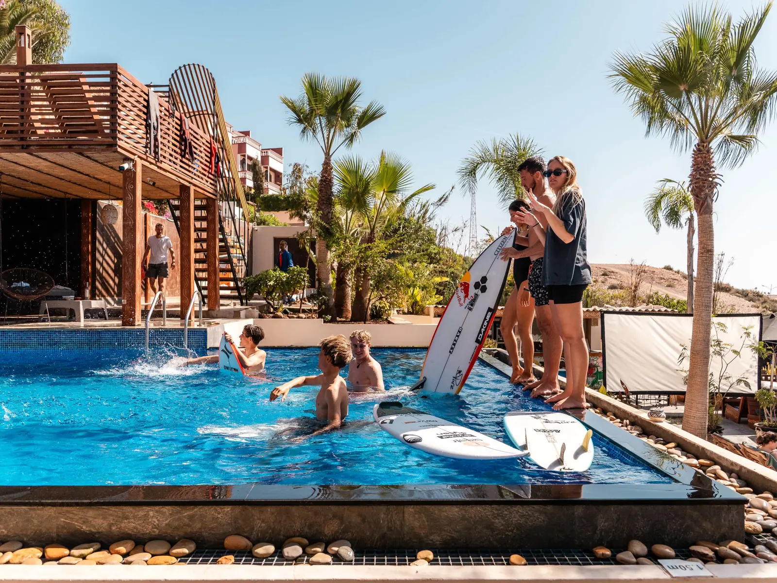 Morocco surf academy training