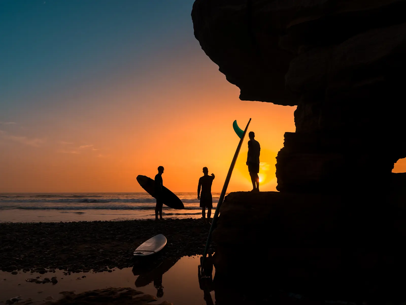 Morocco surf instructor training