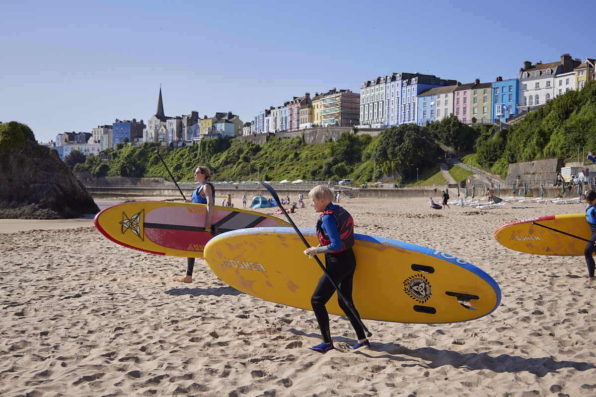 Beginner SUP Lessons Pembrokeshire