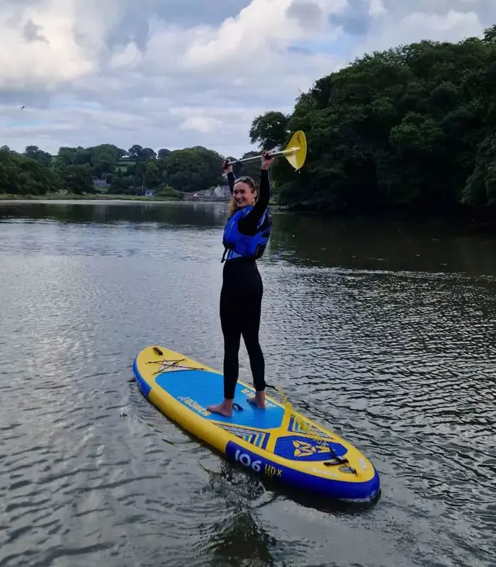 Paddle Boarding At Cresswell Quay Pembrokeshire