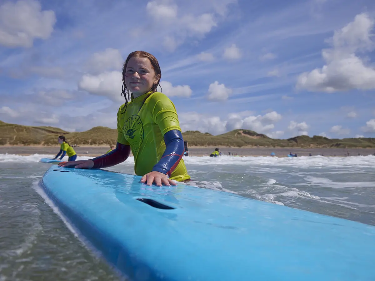 Surf lessons at Freshwater West Pembrokeshire