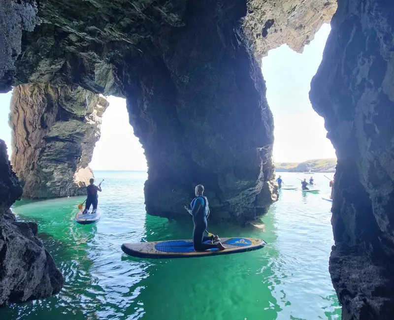 Paddle boarding in Pembrokeshire