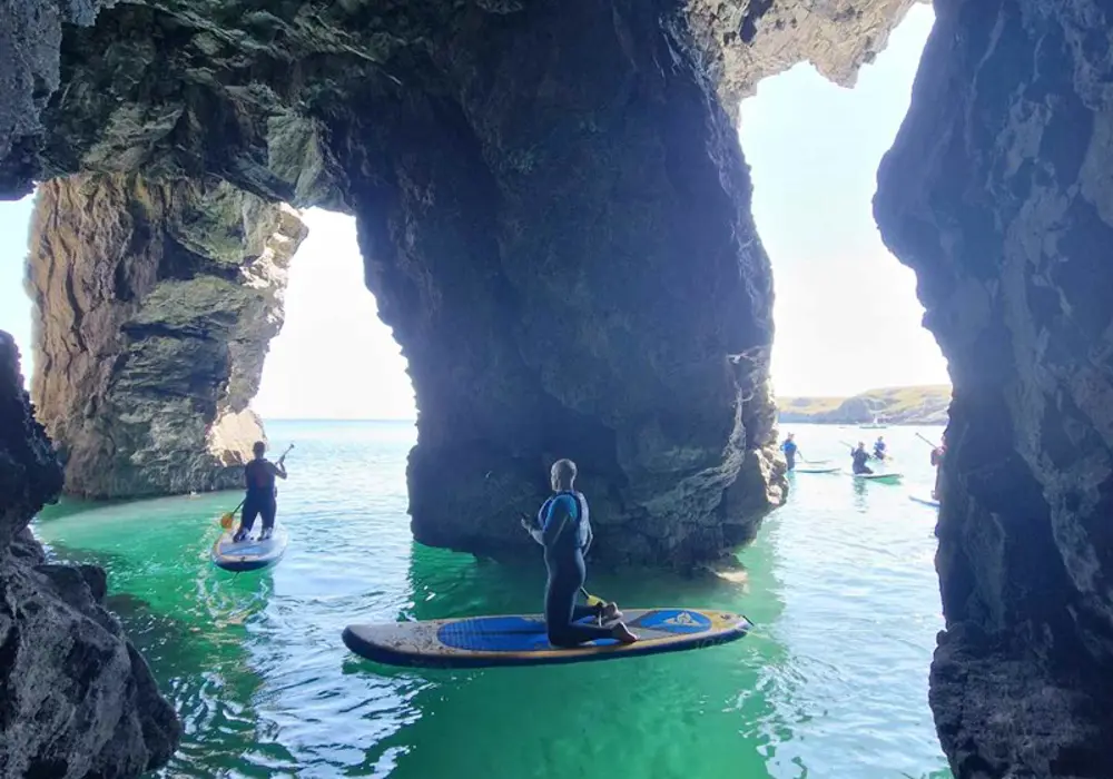 Saundersfoot paddle boarding