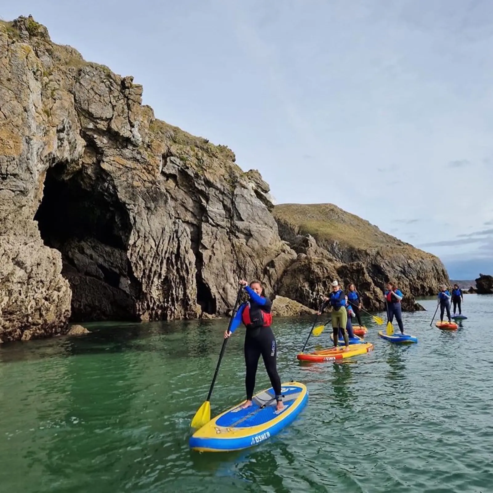 Paddle boarding lessons in Pembrokeshire for all abilities