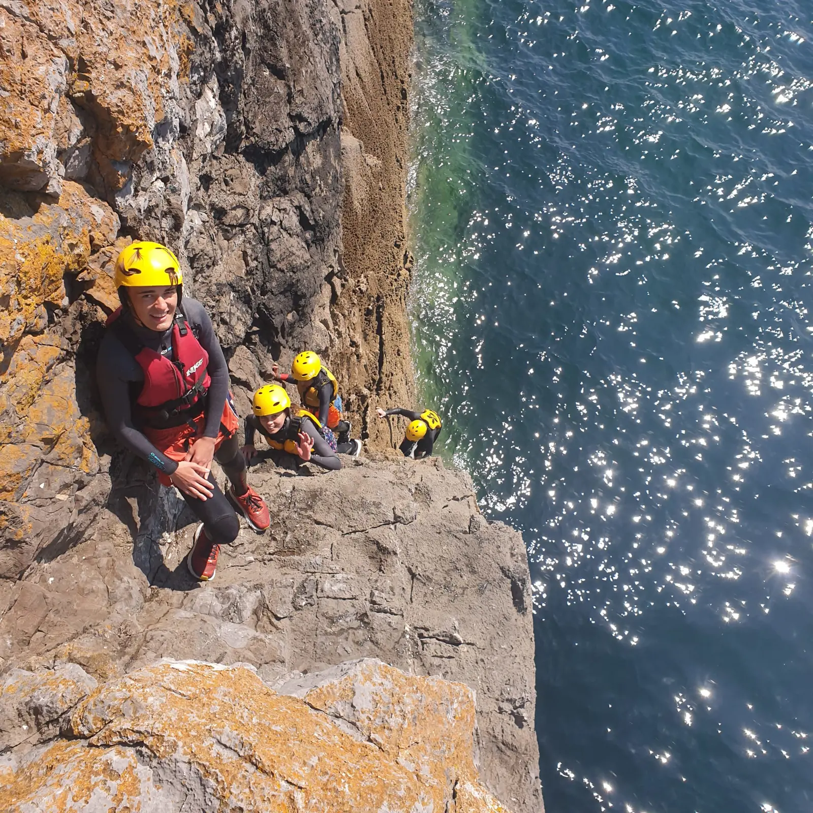Coasteering and rocky shoreline adventures in Pembrokeshire