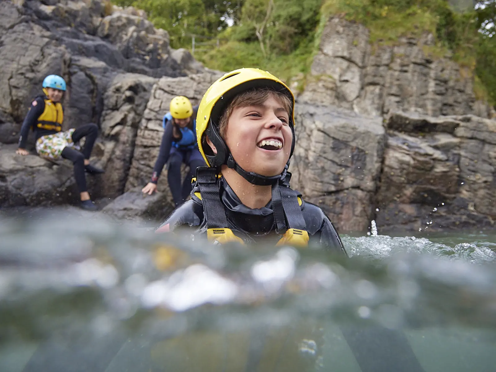 Family Coasteering Wales