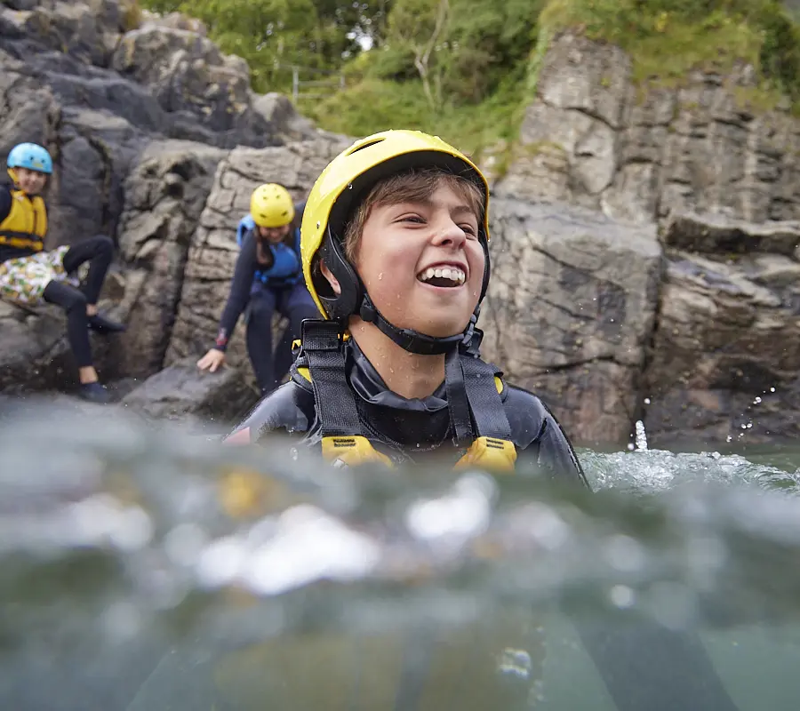 Guided Coasteering At Stackpole Quay Pembrokeshire