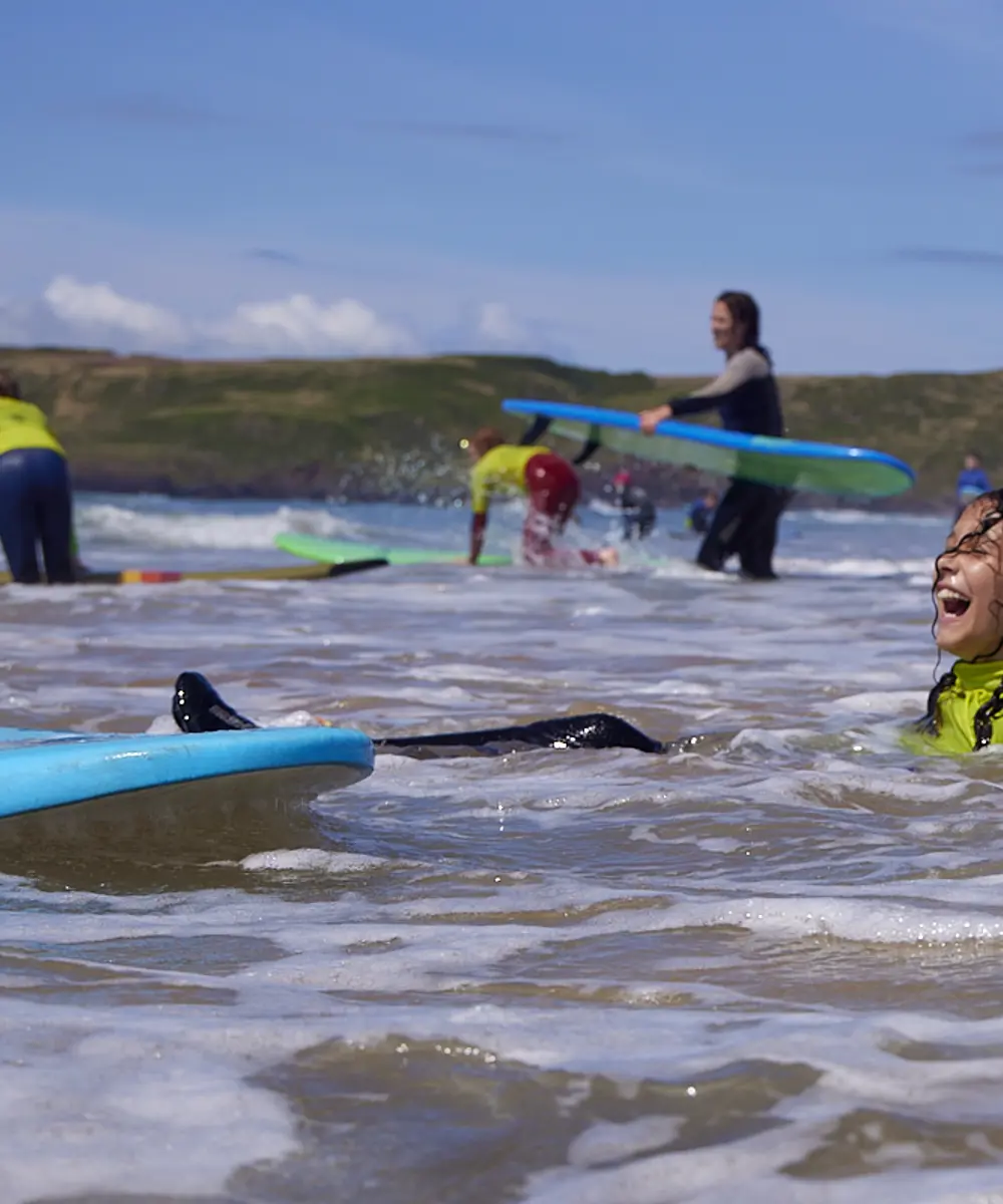 Surf lessons in Pembrokeshire