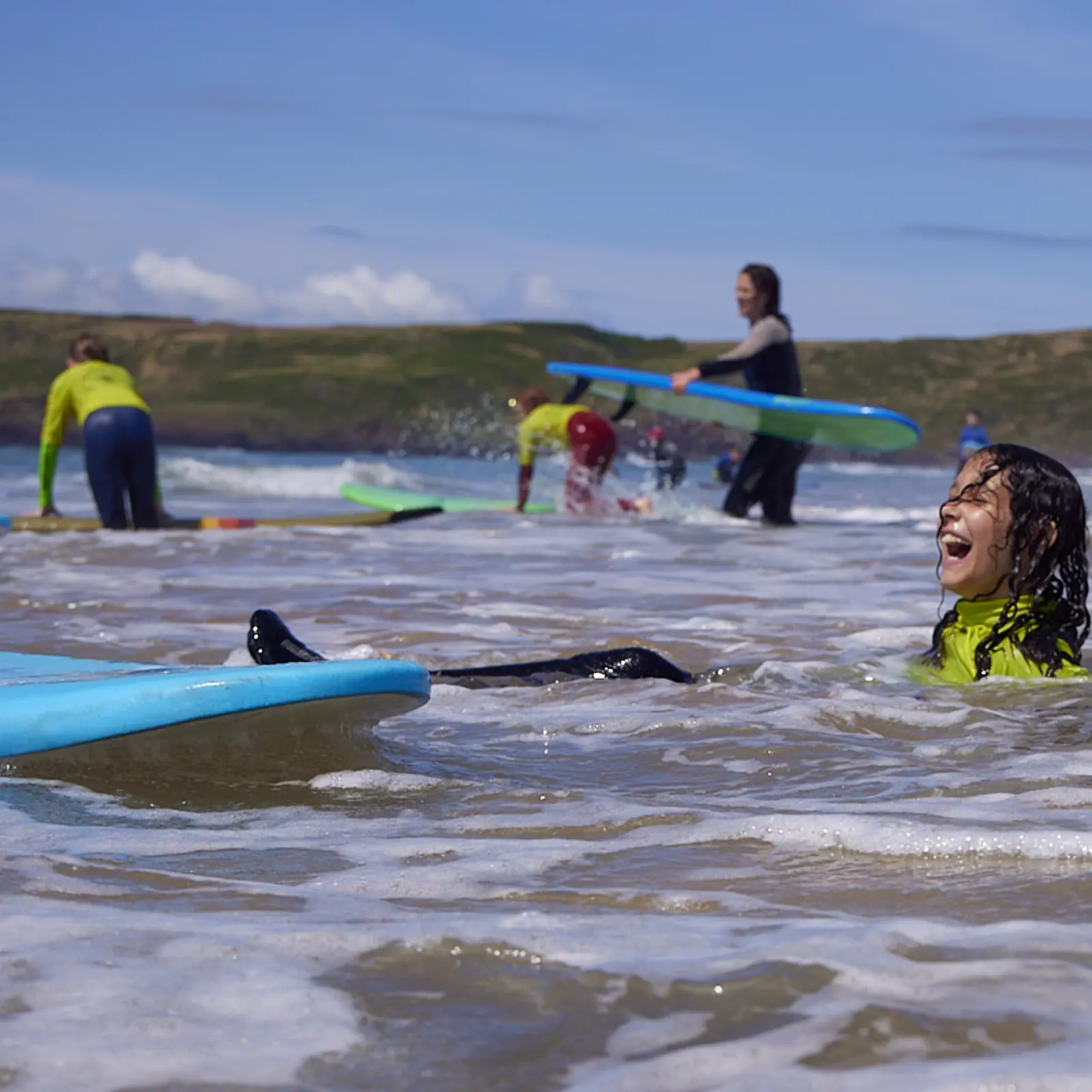 Family Surf Lessons Wales