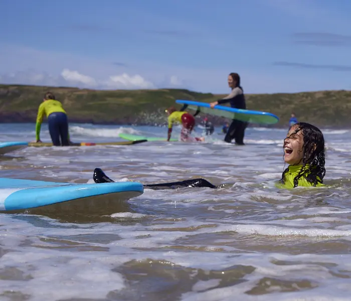 Beginner surf lessons Pembrokeshire
