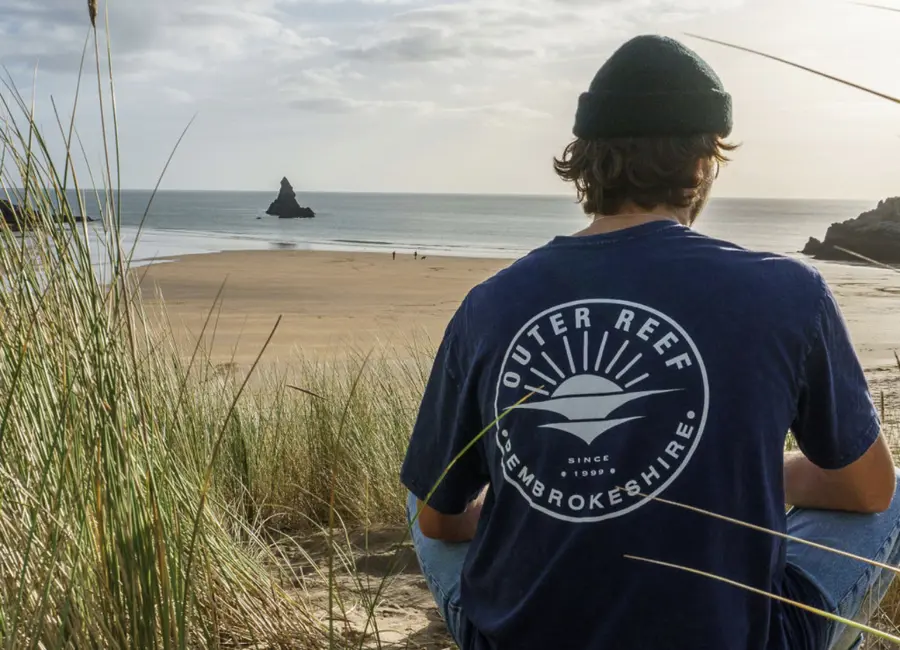 Outer Reef surf camp at Pembrokeshire beach