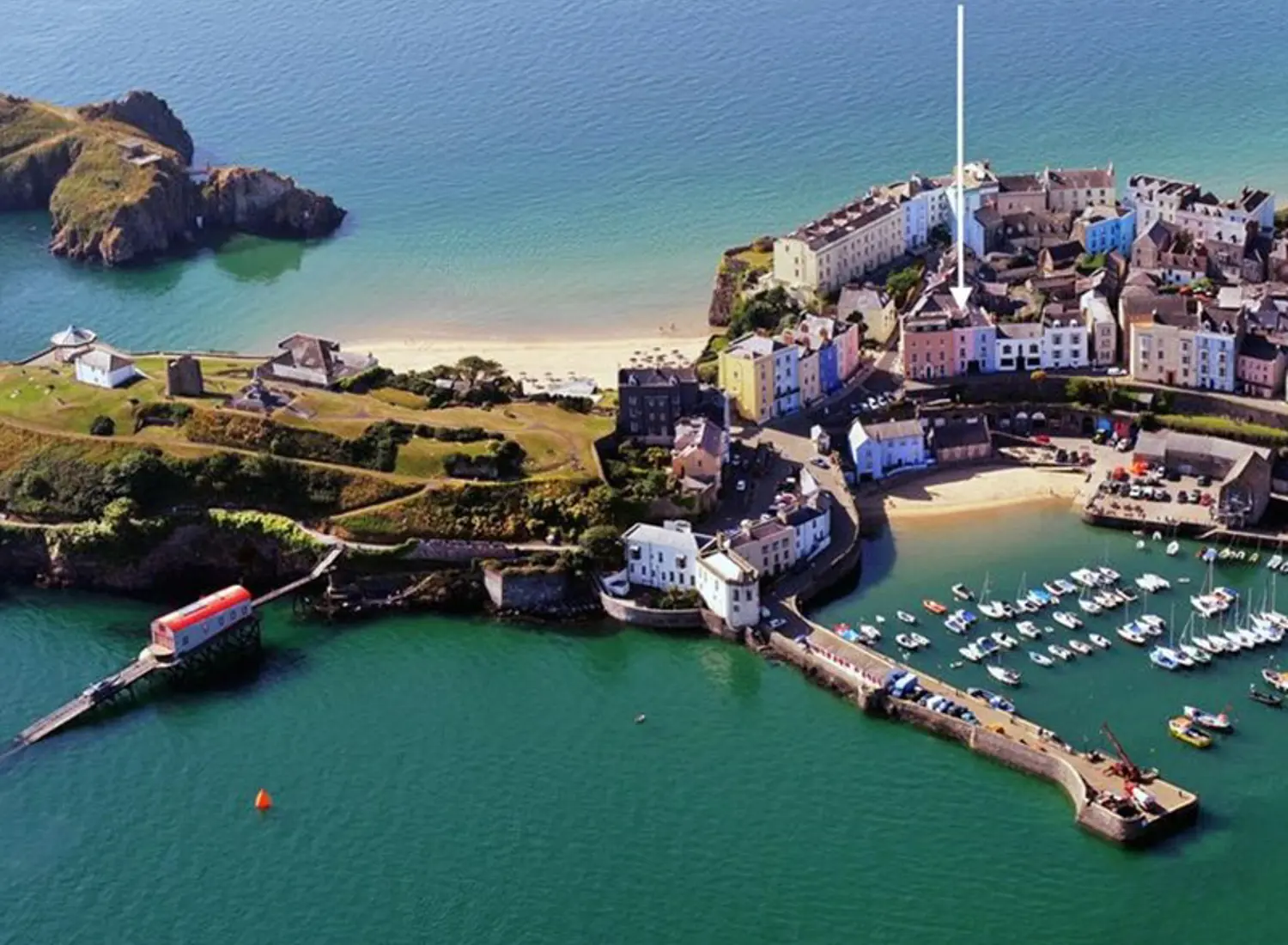 Tenby North Beach water sports hire centre